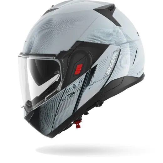 OXO SPEED-TECH PREKLÁPACIA PRILBA SHARK STRIEBORNÁ