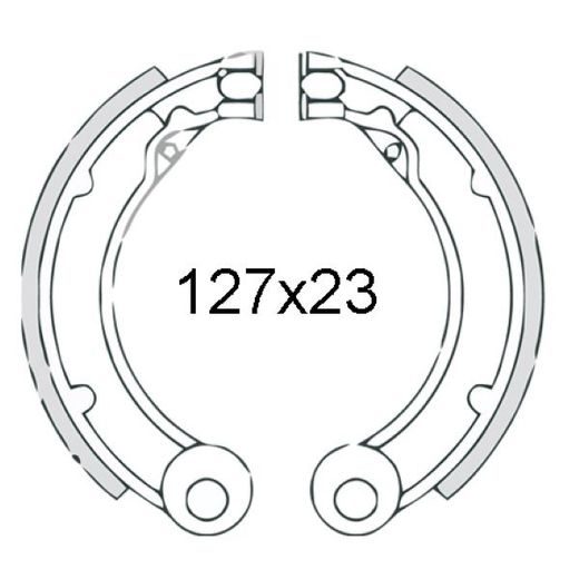 BRZDOVÉ ČEĽUSTE RMS 225120531 ZADNÁ PÁR