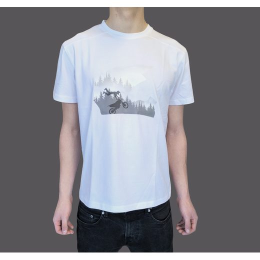 MX PRILBA TRIČKO PÁNSKE BIELE