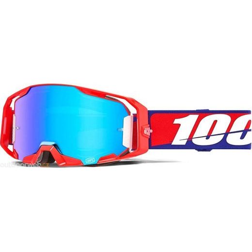 OKULIARE 100% ARMATIC GOOGLE BEST ČERVENO-MODRÉ