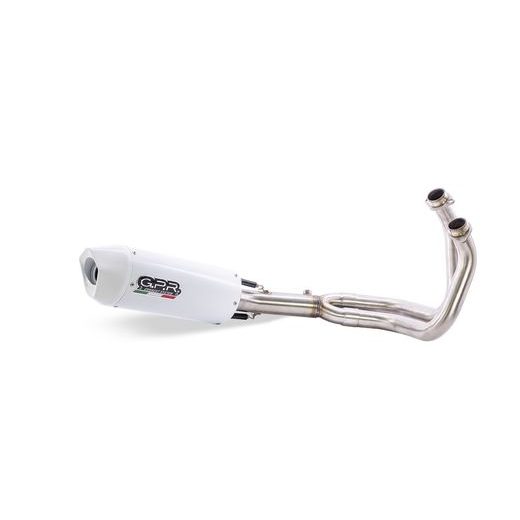 VÝFUK KOMPLETNÝ GPR ALBUS CO.K.141.ALB WHITE GLOSSY PRE KAWASAKI ER-6N 650 2012-2016