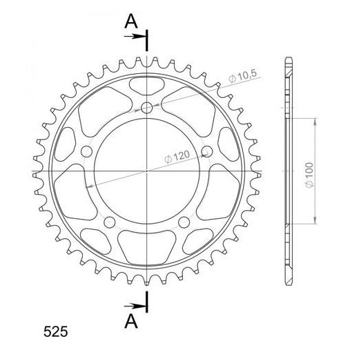 REŤAZOVÁ SADA D.I.D CHAIN - ZLATÝ CHAIN 525 VX, X-RING (X, NX, QX, XS), CHK FRONT SPROCKET JT CHK RUBBER CUSHIONED, CHK REAR SPROCKET SUPERSPROX PRE APRILIA RSV4 1000 RR 2016-2021