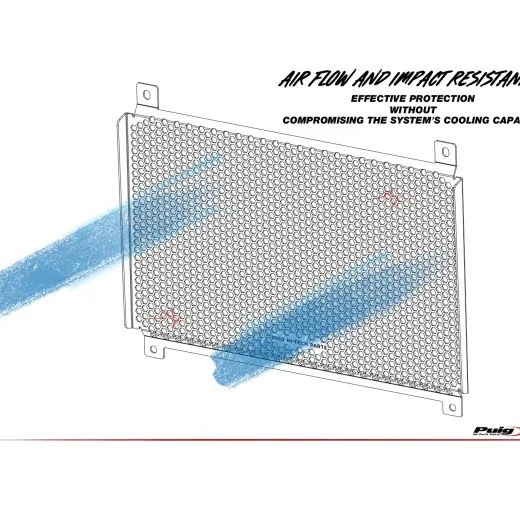SPOILER CHLADIČA PUIG 22687N ČIERNA