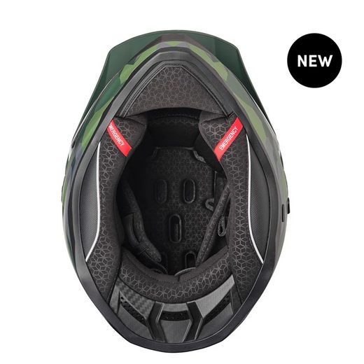 ADVENTUS CAMO INTEGRÁLNA PRILBA GMS MATNÁ ZELENO-ČIERNA