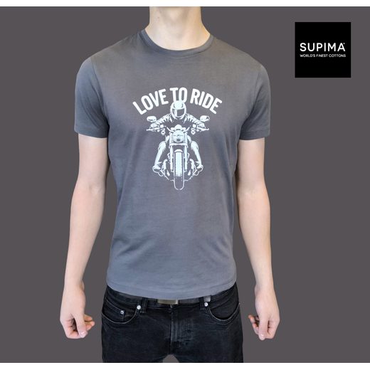 LOVE TO RIDE TRIČKO PÁNSKE EXCLUSIVE LIGHT ANTHRACITE