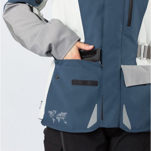 VENTURE-STX 1.0 IXS BUNDA DÁMSKA MODRÁ/SVETLOSIVÁ 2025 (X2-011605-049)