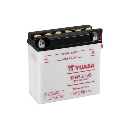 CONVENTIONAL 12V BATTERY WITH ACID YUASA 12N5.5-3B