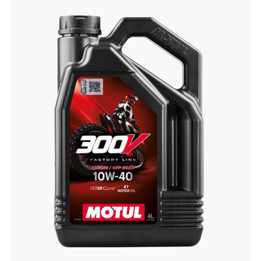 MOTOROVÝ OLEJ MOTUL 300 V 10W-40 RACING/OFF ROAD 4L