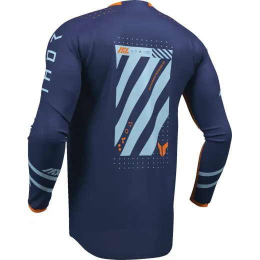 LAUNCHMODE RACEWEAR PÁNSKY MOTOCROSSOVÝ DRES THOR MODRO-ORANŽOVÝ