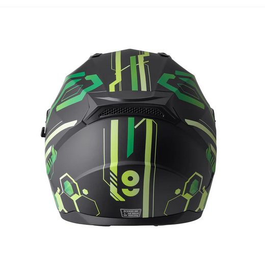 HEXAGO INTEGRÁLNA PRILBA GMS GRAPHIC MATNÁ ZELENÁ