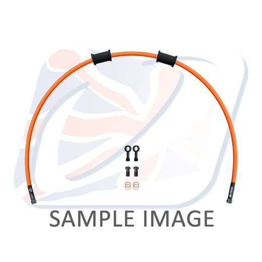HADICA ZADNEJ BRZDY VENHILL POWERHOSEPLUS SUZ-4011RB-OR (1 HADICA V SADE) ORANŽOVÉ HADICE, ČIERNE KONCOVKY