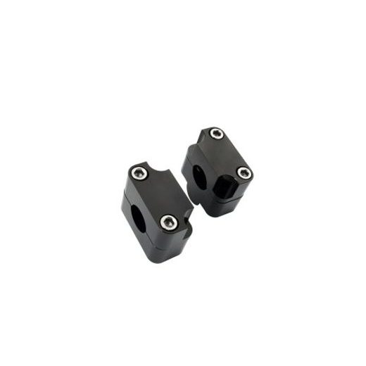 RISER KIT ACCOSSATO 129X +22MM FOR HANDLEBARS WITH DIAMETER 22MM ČIERNA