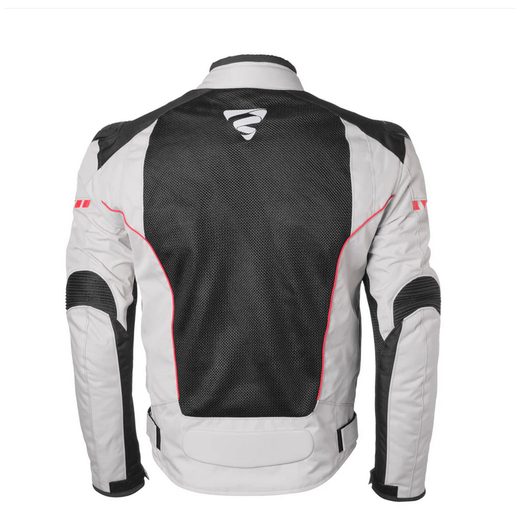 SAMU MESH TEXTILNÁ PÁNSKA LETNÁ BUNDA GMS ČIERNO-BÉŽOVÁ