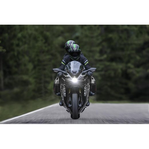 KAWASAKI NINJA H2 SX METALLIC CARBON GRAY / METALLIC DIABLO BLACK 2027