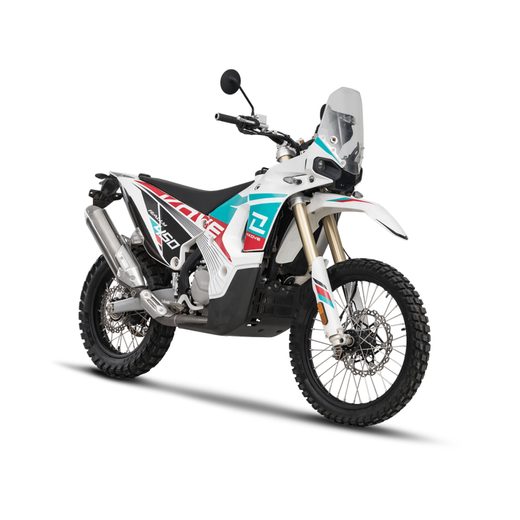 KOVE 450 RALLY KYB BIELO-ČERVENÁ 2025