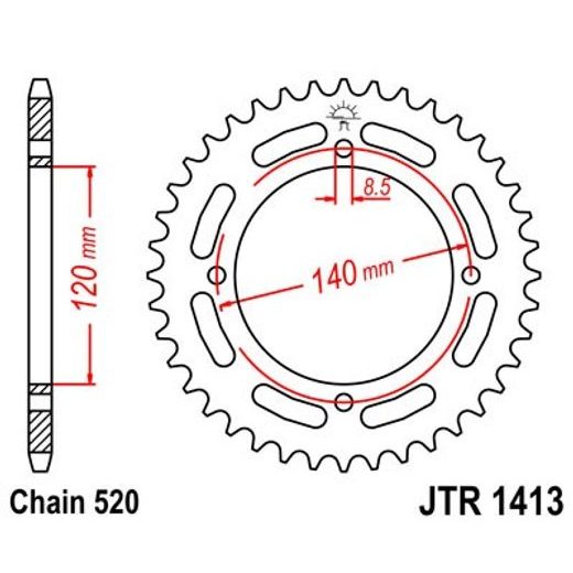 REŤAZOVÁ SADA EK - STRIEBORNÝ CHAIN 520 DEX, X-RING (X, NX, QX, XS), CHK FRONT SPROCKET JT, CHK REAR SPROCKET JT PRE ATV KAWASAKI KXF 250 TECATE 1987-1988
