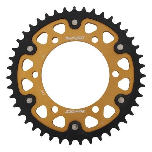 REŤAZOVÁ SADA EK - STRIEBORNÝ REŤAZ 530 DEX, X-KRÚŽOK, KOLIESKO JT POGUMOVANÉ, ROZETA SUPERSPROX STEALTH PRE YAMAHA YZF-R7 OW-02 1999-2001