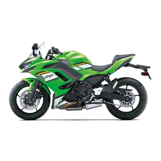 KAWASAKI NINJA 650 LIME GREEN / EBONY / PEARL BLIZZARD WHITE 2025
