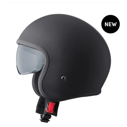 RIDE OTVORENÁ PRILBA GMS MATNÁ ČIERNA