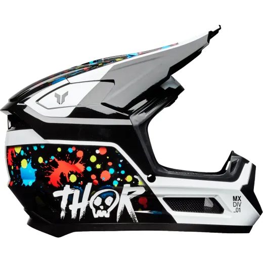 FLEET SPLAT DETSKÁ MOTOCROSSOVÁ PRILBA THOR BODKOVANÁ