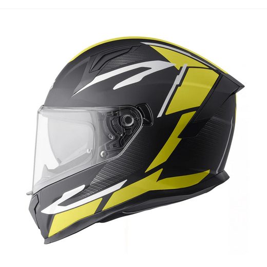 VELOX INTEGRÁLNA PRILBA GMS GRAPHIC MATNÁ ČIERNO-ŽLTÁ