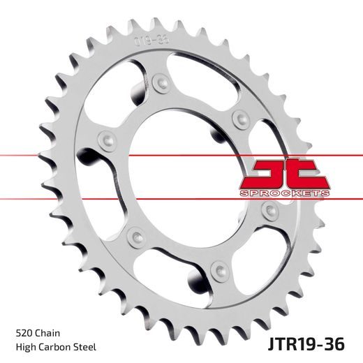 REŤAZOVÁ SADA EK - STRIEBORNÝ CHAIN 520 DEX, X-RING (X, NX, QX, XS), CHK FRONT SPROCKET JT CHK RUBBER CUSHIONED, CHK REAR SPROCKET JT PRE APRILIA AF1 125 REPLICA 1988-1990