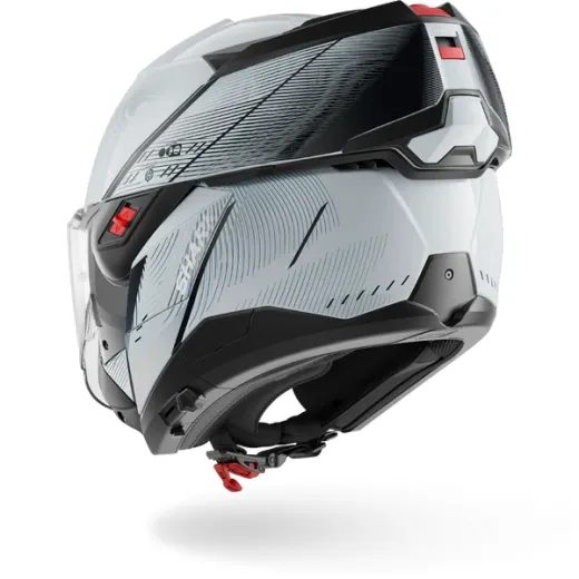 OXO SPEED-TECH PREKLÁPACIA PRILBA SHARK STRIEBORNÁ