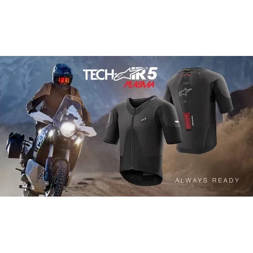 AIRBAGOVÁ VESTA 2025 ALPINESTARS TECH-AIR® 5 PLASMA BLACK