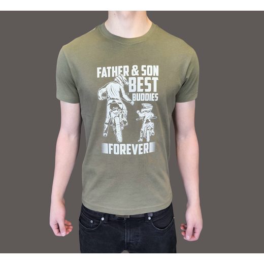 BEST BUDDIES TRIČKO PÁNSKE KHAKI