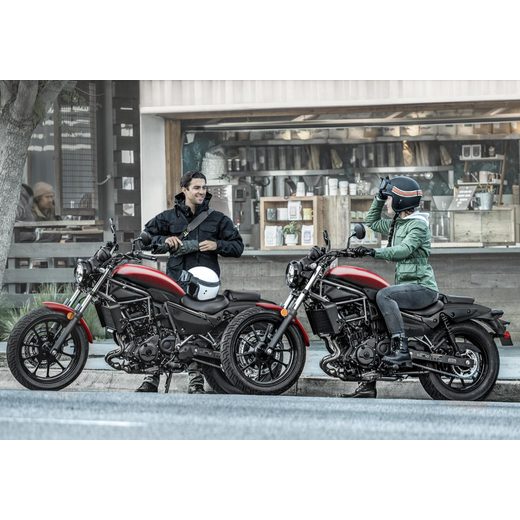 KAWASAKI ELIMINATOR 500 METALLIC IMPERIAL RED / EBONY (RD1) 2026