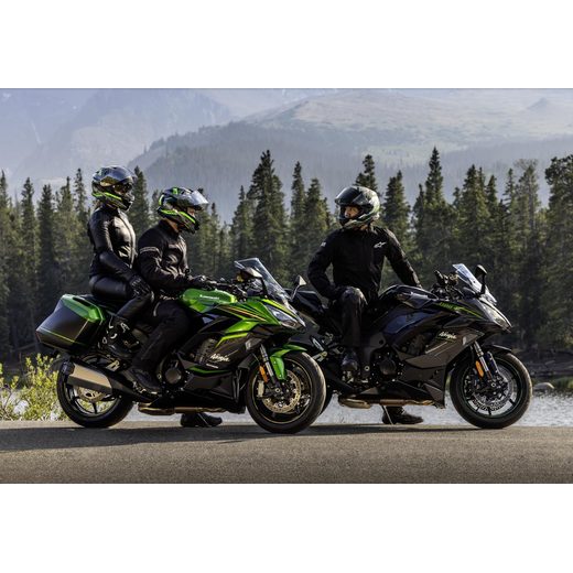 KAWASAKI NINJA 1100 SX SE EMERALD BLAZED GREEN / METALLIC DIABLO BLACK 2025