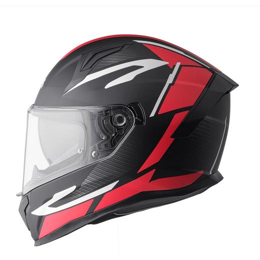 VELOX INTEGRÁLNA PRILBA GMS GRAPHIC MATNÁ ČIERNO-ČERVENÁ