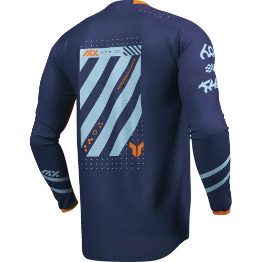 LAUNCHMODE RACEWEAR PÁNSKY MOTOCROSSOVÝ DRES THOR MODRO-ORANŽOVÝ