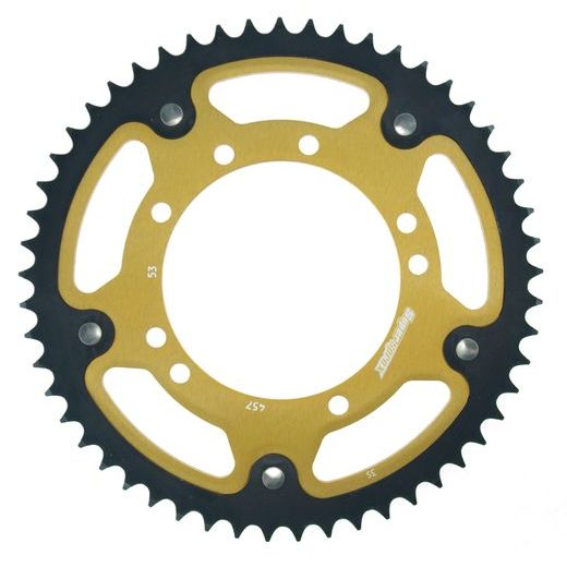 REŤAZOVÁ SADA EK - STRIEBORNÝ CHAIN 420 DEH, NON-SEALED, CHK FRONT SPROCKET SUPERSPROX, CHK REAR SPROCKET SUPERSPROX STEALTH PRE KAWASAKI KX 80 1988