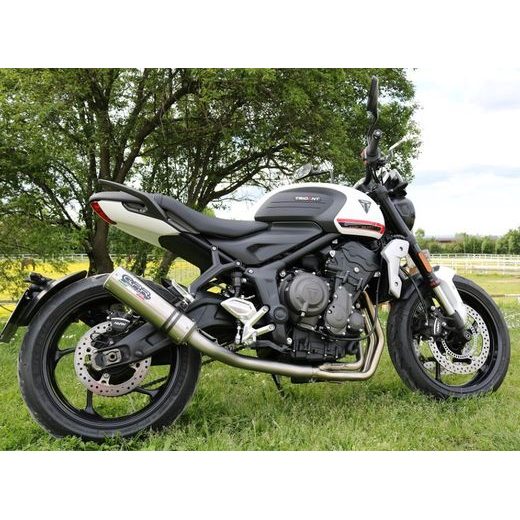 VÝFUK KOMPLETNÝ GPR M3 E5.T.95.CAT.M3.TN BRUSHED TITANIUM PRE TRIUMPH TRIDENT 660 2021-2024