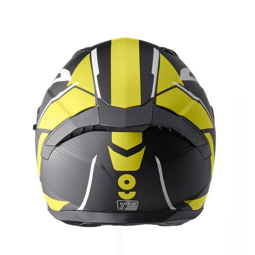 VELOX INTEGRÁLNA PRILBA GMS GRAPHIC MATNÁ ČIERNO-ŽLTÁ