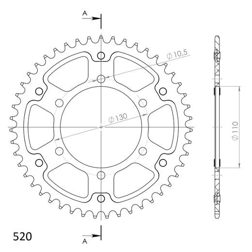 REŤAZOVÁ SADA EK - STRIEBORNÝ CHAIN 520 DEX, X-RING (X, NX, QX, XS), CHK FRONT SPROCKET JT CHK RUBBER CUSHIONED, CHK REAR SPROCKET SUPERSPROX STEALTH PRE YAMAHA MT-03 320 2016-2024