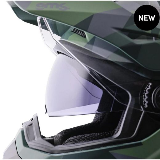 ADVENTUS CAMO INTEGRÁLNA PRILBA GMS MATNÁ ZELENO-ČIERNA