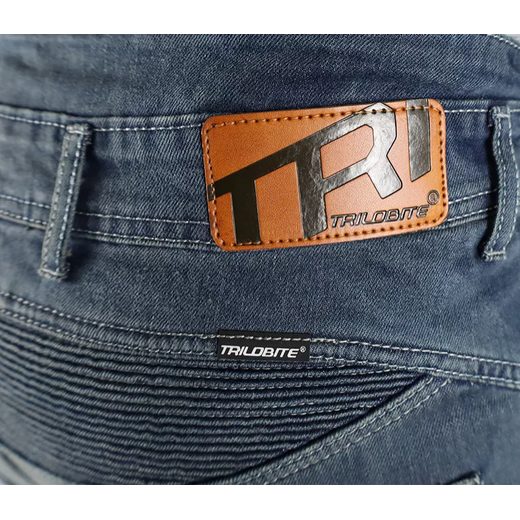 TRILOBITE PARADO DOUBLELAYER 25608 SLIM FIT PÁNSKE DŽÍNSY MODRÉ