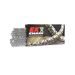 REŤAZOVÁ SADA EK - STRIEBORNÝ CHAIN 525 MVXZ, X-RING (X, NX, QX, XS), CHK FRONT SPROCKET SUPERSPROX, CHK REAR SPROCKET SUPERSPROX STEALTH PRE HONDA CB 650 R 2019-2024