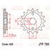 REŤAZOVÁ SADA D.I.D CHAIN - STRIEBORNÝ CHAIN 428 D, NON-SEALED, CHK FRONT SPROCKET JT, CHK REAR SPROCKET JT PRE BENELLI BN 125 2017-2024