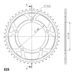 REŤAZOVÁ SADA D.I.D CHAIN - ZLATÝ CHAIN 525 VX, X-RING (X, NX, QX, XS), CHK FRONT SPROCKET JT CHK RUBBER CUSHIONED, CHK REAR SPROCKET SUPERSPROX PRE BMW S 1000 RR 2019-2023