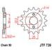 REŤAZOVÁ SADA D.I.D CHAIN - ZLATÝ CHAIN 530 ZVM-X, X-RING (X, NX, QX, XS), CHK FRONT SPROCKET JT, CHK REAR SPROCKET JT PRE CAGIVA ELEFANT 900 1993-1997