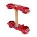 TRIPLE CLAMPS X-TRIG ROCS TECH 40401007 ČERVENÉ 24MM