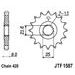 REŤAZOVÁ SADA EK - STRIEBORNÝ CHAIN 428 SRO, O-KRÚŽOK, CHK FRONT SPROCKET JT, CHK REAR SPROCKET JT PRE YAMAHA SR 500 1991-2000