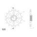 REŤAZOVÁ SADA EK - STRIEBORNÝ CHAIN 520 SRX, X-RING (X, NX, QX, XS), CHK FRONT SPROCKET SUPERSPROX, CHK REAR SPROCKET SUPERSPROX PRE BMW G 650 XMOTO 2007-2010