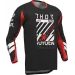LAUNCHMODE RACEWEAR PÁNSKY MOTOCROSSOVÝ DRES THOR ČIERNO-ČERVENÝ