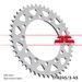 REŤAZOVÁ SADA EK - STRIEBORNÝ REŤAZ 520 SRO, O-KRÚŽOK, KOLIESKO JT POGUMOVANÉ, ROZETA JT PRE HONDA NX 650 DOMINATOR 1989-1990