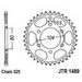 REŤAZOVÁ SADA EK - ZLATÝ REŤAZ 525 MVXZ, X-KRÚŽOK, KOLIESKO JT POGUMOVANÉ, ROZETA JT PRE KAWASAKI Z 1000 2010-2014