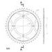 REŤAZOVÁ SADA D.I.D CHAIN - ZLATÝ REŤAZ 520 ZVM-X, X-KRÚŽOK, KOLIESKO JT POGUMOVANÉ, ROZETA SUPERSPROX PRE KTM FREERIDE 250 R 2014-2017